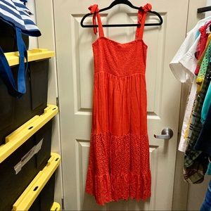 Midi Smocked Sun Dress